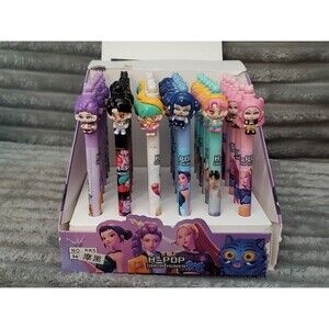 New Kpop Demon Hunter Set of 36 Pens w/Box